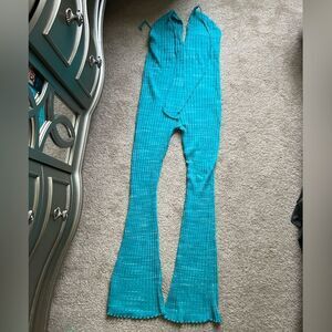 Zara Ribbed Jumpsuit NWOT size L